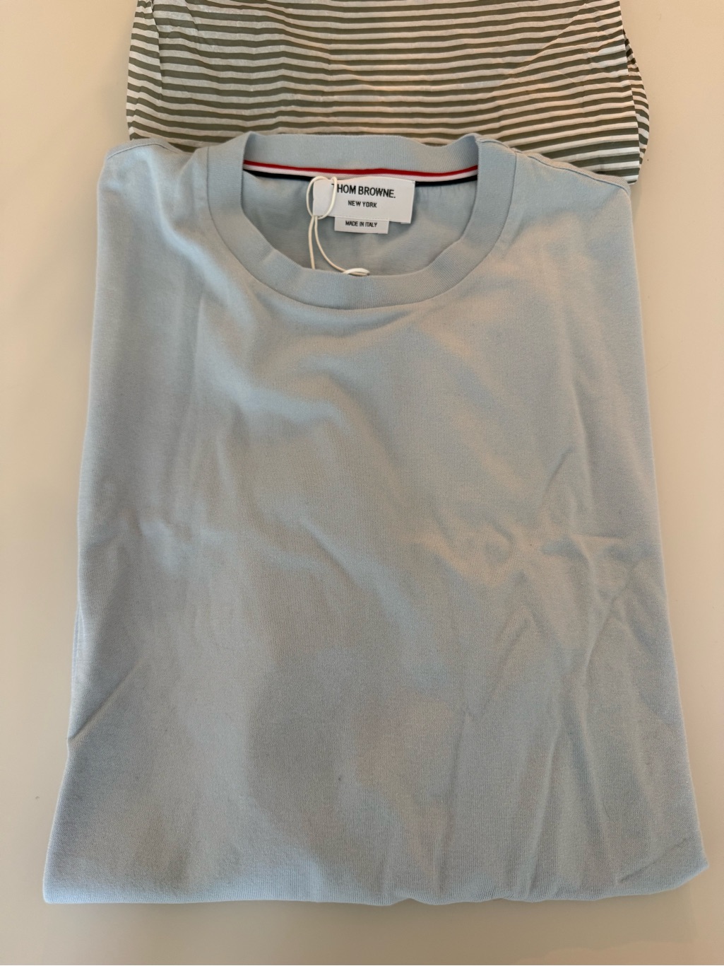 Thom Browne 4 Bar Tee Size 5 New
